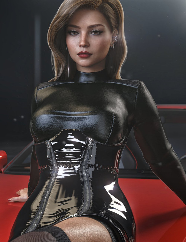 AJC Chic Couture Outfit For Genesis 9