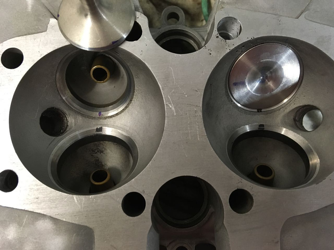 T100 new exhaust valve installation