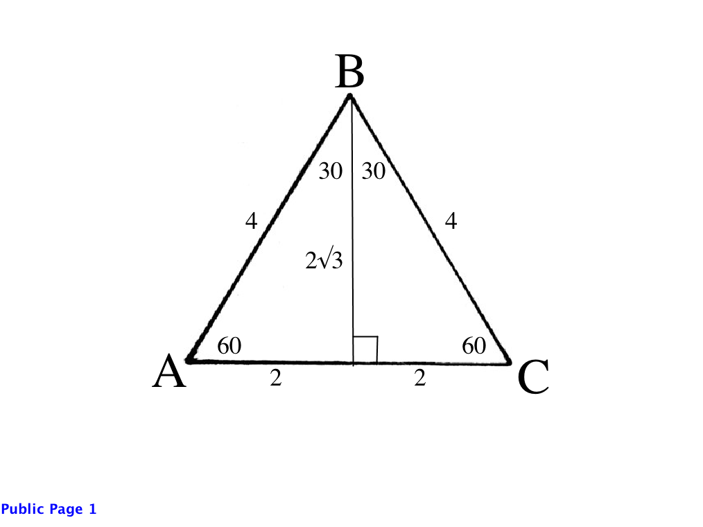 equiilateral triangle ABC