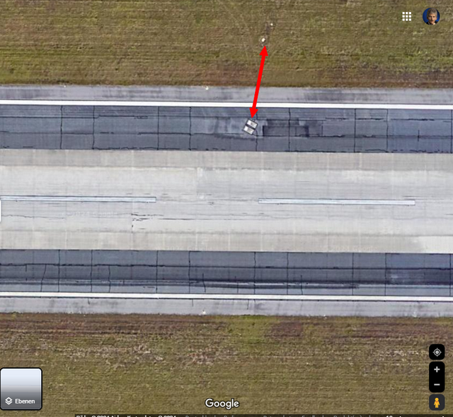 Grabsteine in Landebahn