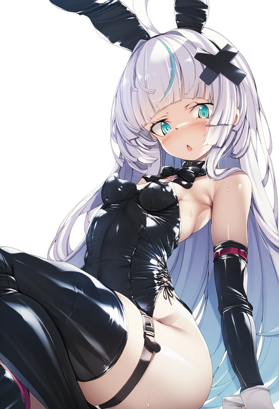 1girl, torisan, aqua eyes, long hair, hime cut, white hair, {short bangs}, old,  s-812004860