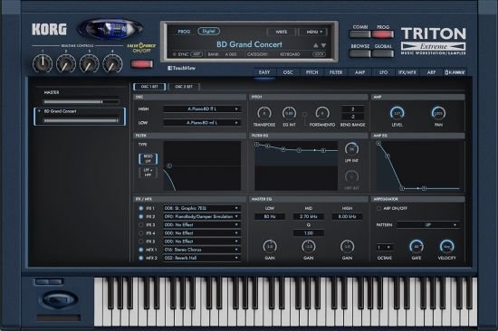 KORG TRITON Extreme 1.1.1