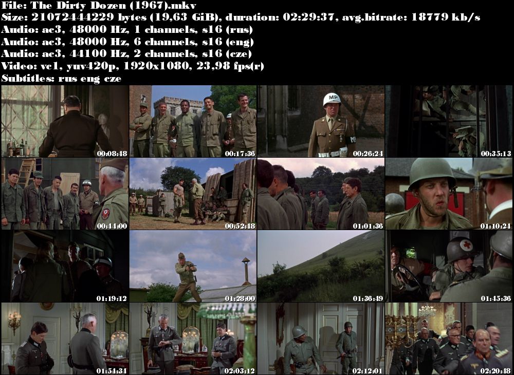 Re: Tucet špinavců / Dirty Dozen, The (1967)