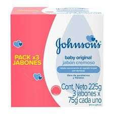 Walmart en Línea : 2 Paquetes de a 3 piezas Jabón Jhonsons Baby 2X$36 
