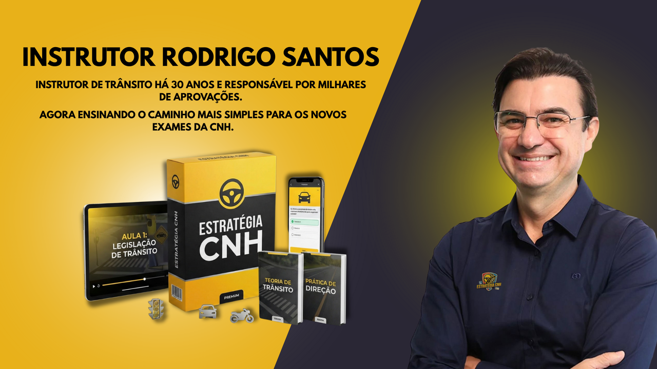 Instrutor Rodrigo Santos - Estratégia CNH