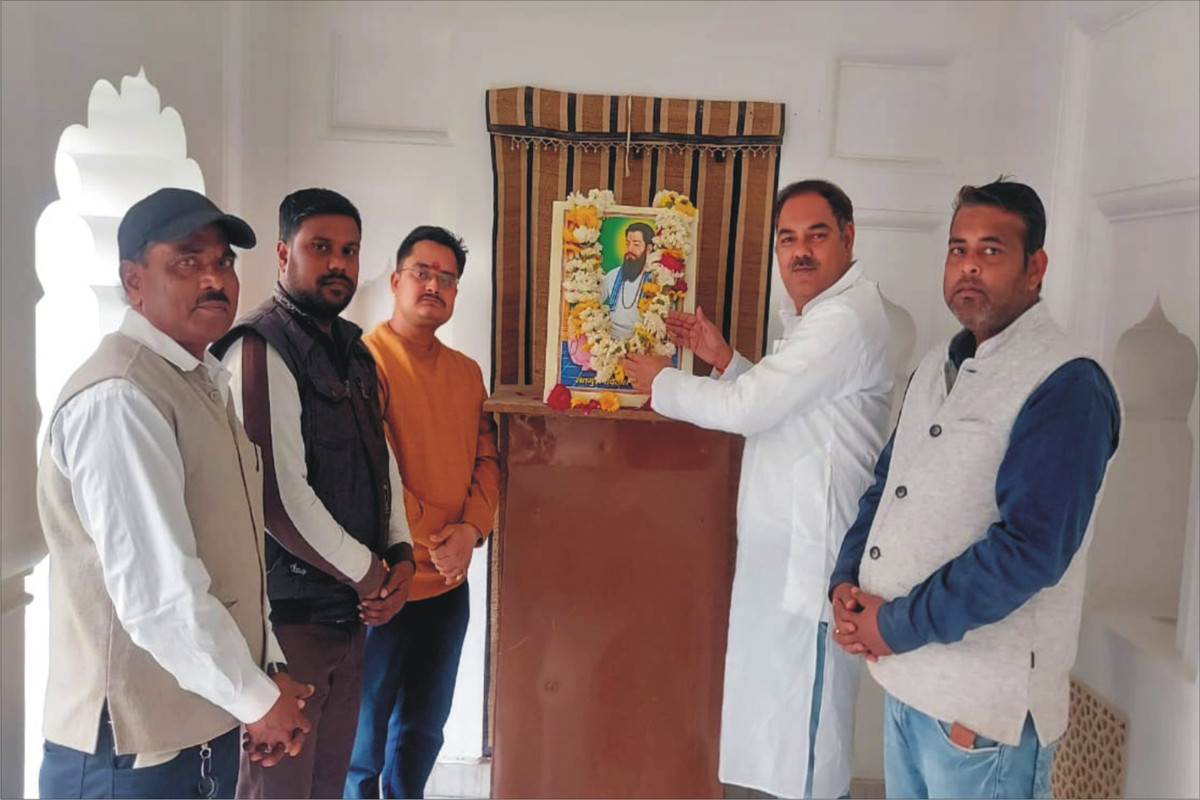 संत रविदास जी ने सामाजिक एकता पर बल दिया :-  अरविंद वशिष्ठ