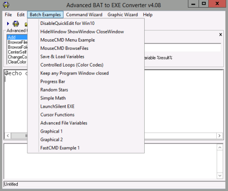 Advanced BAT to EXE Converter Free 4.2