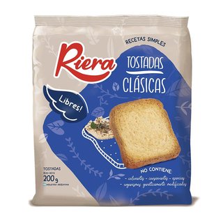 5174 | Tostadas De Mesa Riera X 200 Gs - 100 % Integral