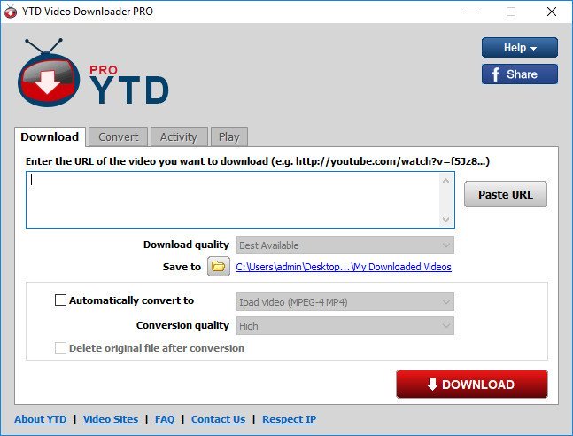 YTD Video Downloader Pro 5.9.13.7 Multilingual Portable YTD Video Downloader Pro 5.9.13.7 Multilingual Portable