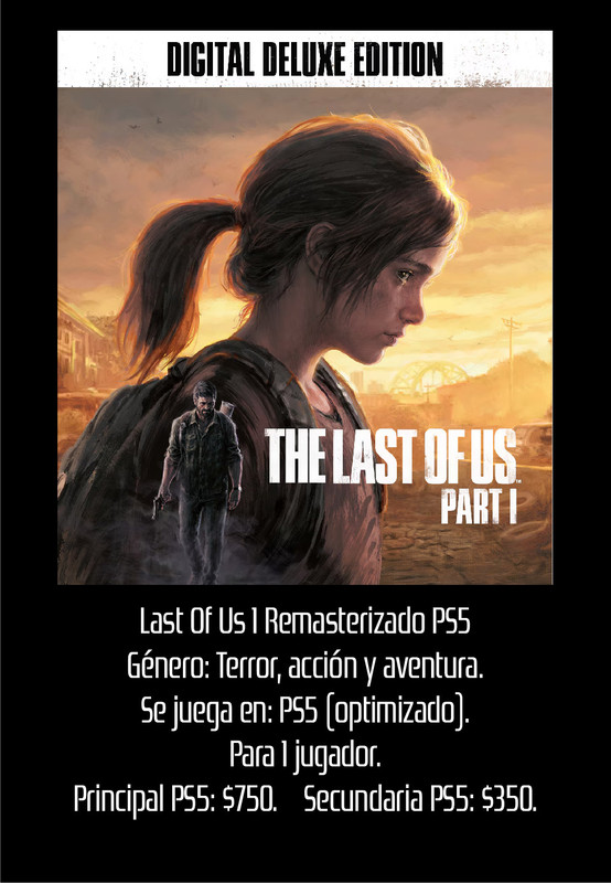 The Last Of Us 1 Remasterizado PS5