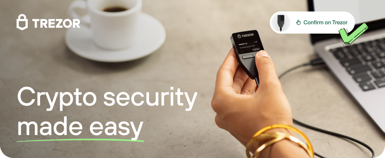 Trezor onboarding image