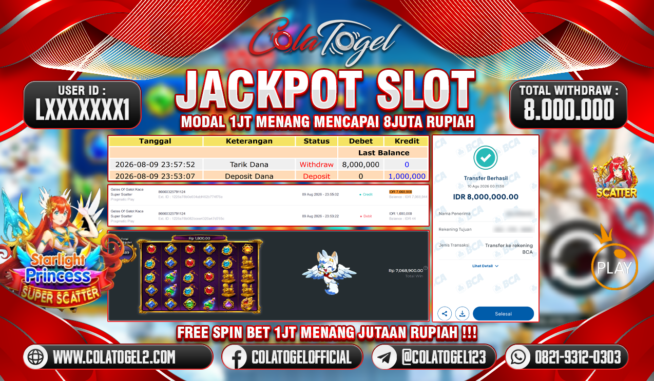 JACKPOT SLOT GACORR!!