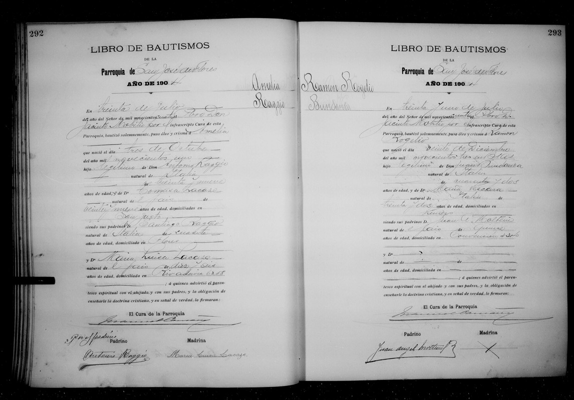 Acta de nacimiento Amelia Raggio (1)