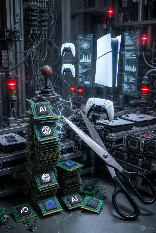 Crise Global de RAM: O PS6 Pode Virar Luxo e o Xbox Já Sente o Aperto