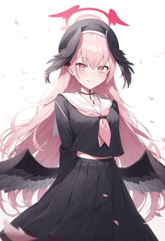 depth of field, 1girl, [[[[koharu (blue archive)]]]], {{{{aged up}}}}, {{long ha s-3735191496