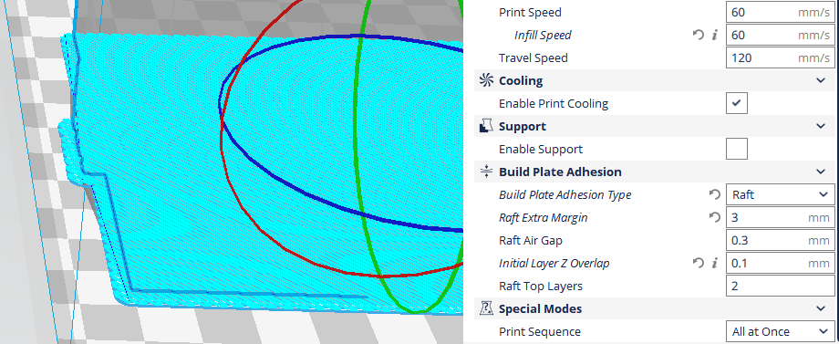 Raft Build Plate