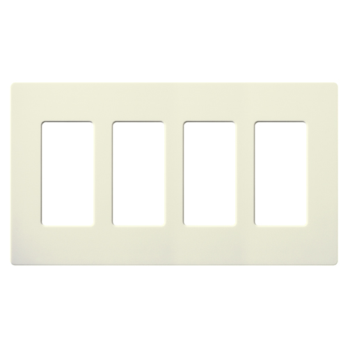 Lutron SC-4 Placa Mural 4 Espacios para Atenuadores y Controles