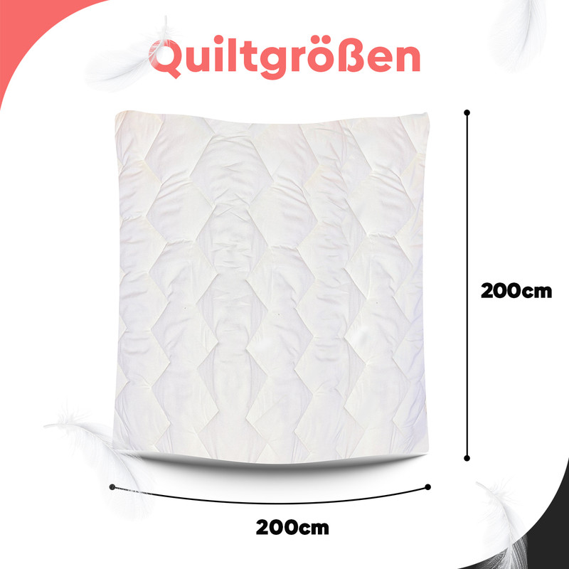 EVE Textile® Decke Bettdecke Steppbettdecke Ganzjahresdecke Zudecke Duvet Weich - Bild 12 von 12