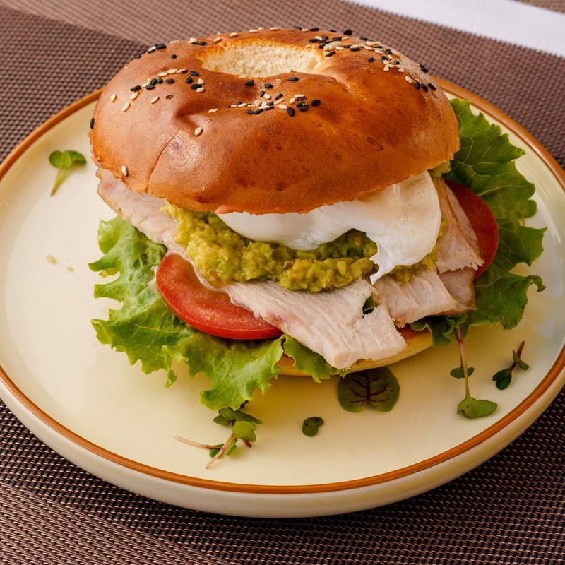 Бейгл с индейкой 