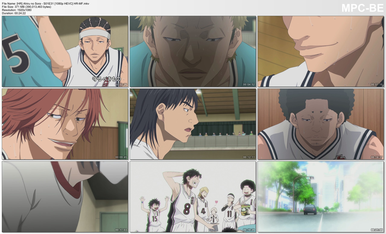 HR Ahiru no Sora 31 1080p HEVC HR MF