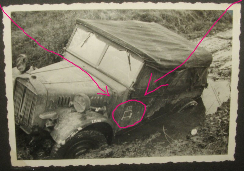 Fotoalbum Panzer-Grenadier Reg.59 Minsk Wilna Düna Smolensk Flugzeug Pak 3.Pz (41)