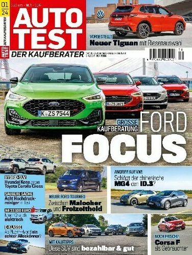Cover: Auto Test Magazin Januar No 01 2024