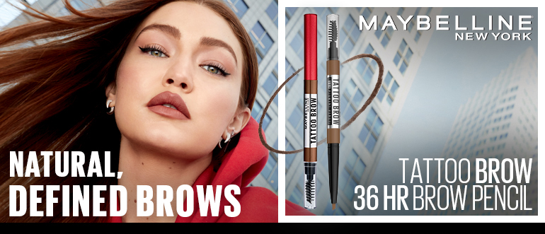 Buy Maybelline New York Tattoo Brow 36h Brow Pencil - Grey Brown