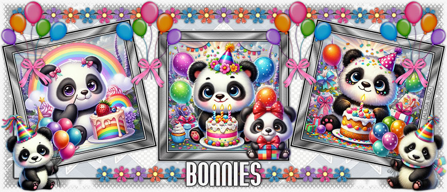 Pandas Festivos bonnies