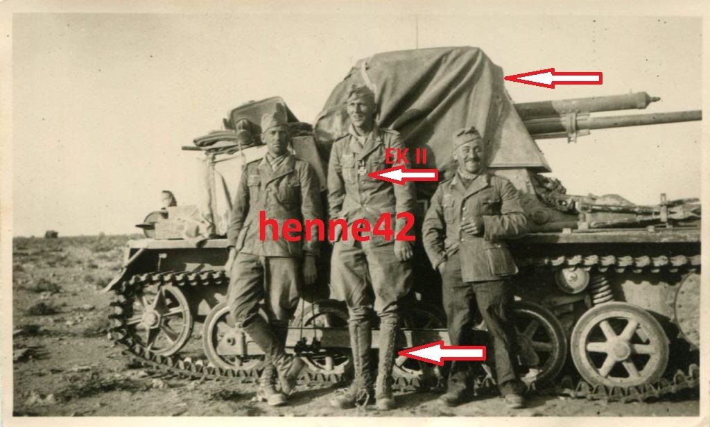 Foto Afrika Panzerjäger Abteilung 605 Panzerjäge