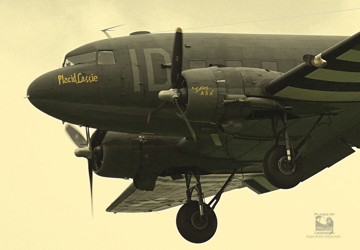 Dakota Over Normandy - Juin 2019 - 75ème anniversaire du débarquement DC3-Placid-Lassie-3