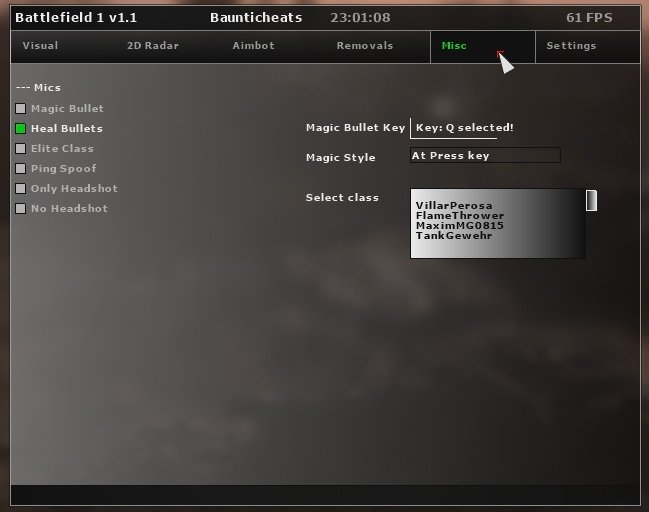 Selling] Private cheat for Battlefield 1 - AimBot / Auto Aimbot / Aim Lock  / Esp / No Recoil