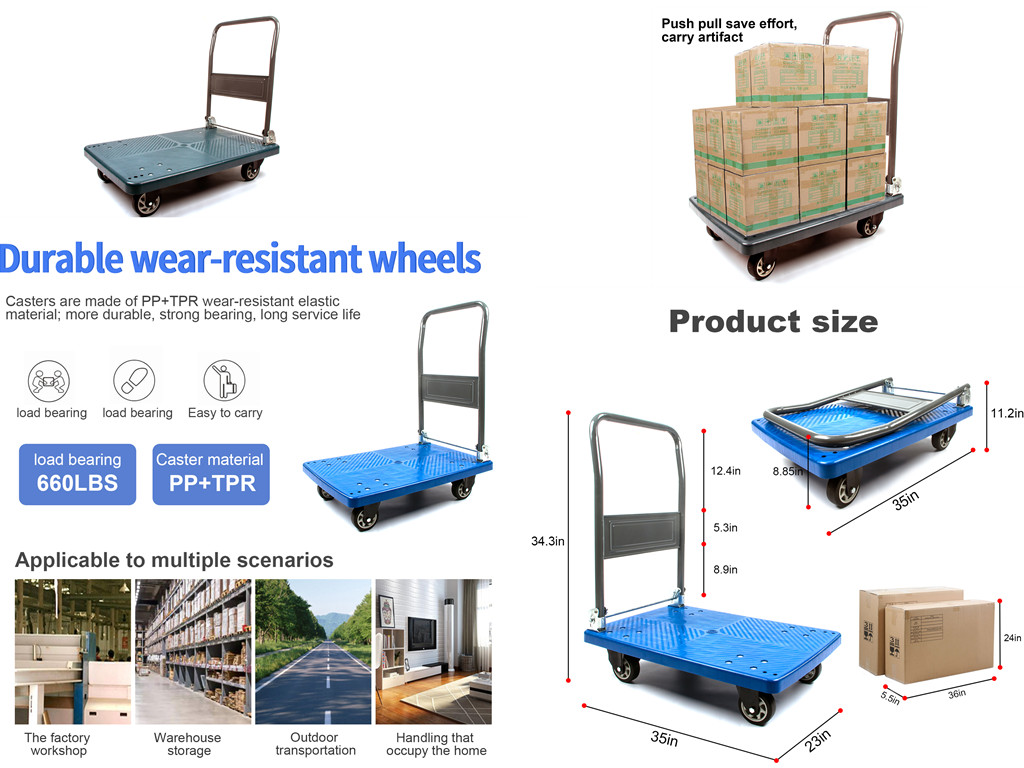 Chariot à Plate-Forme Pliable Chariot De Transport Avec Poignées, Capacité De Charge 290KG, Aide Au Transport Avec Roulettes Pivotantes, Chariot De Stockage Camionnette à Colis-Bleu 12 Chariot à Plate-Forme Pliable Chariot De Transport Avec Poignées, Capacité De Charge 290KG, Aide Au Transport Avec Roulettes Pivotantes, Chariot De Stockage Camionnette à Colis-Bleu -Stanleyfaco Magasin AAHKMJXYDAFdJAOAIMEbOAchaYtjpIZUujpRpTo0CnZOZTVwwlrWv iTCYS4iEncy2Olmpd5mQVfa4cFcP7C5D v