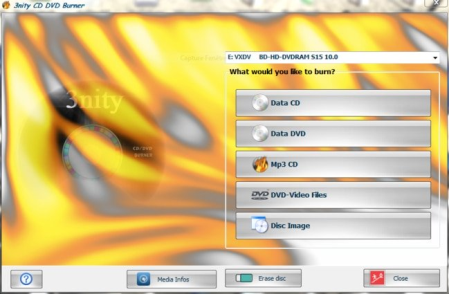 3nity CD DVD Burner 5.0.2.0