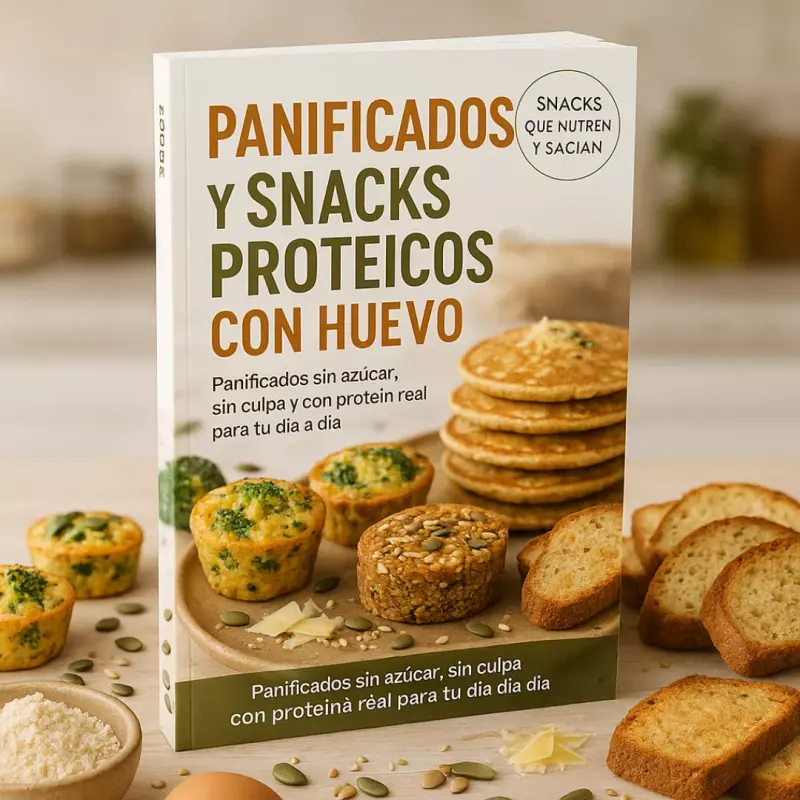 Panificados y snacks proteicos con huevo