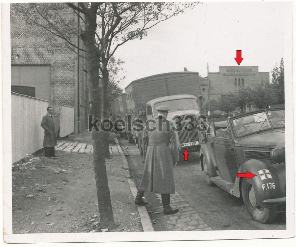 Opel Blitz LKW PKW Marine Kennung Süddeutsche Gl