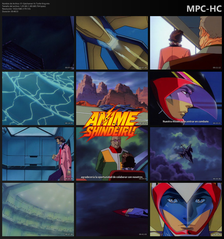 Kagaku ninja tai Gatchaman (1994) Latino 1080p BDRip
