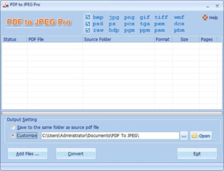 PDF To JPEG Pro 4.40 Portable