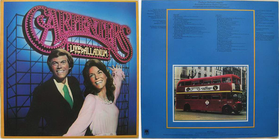 POLL - The Carpenters - Live at the Palladium - Your Favorite Tracks |  Steve Hoffman Music Forums
