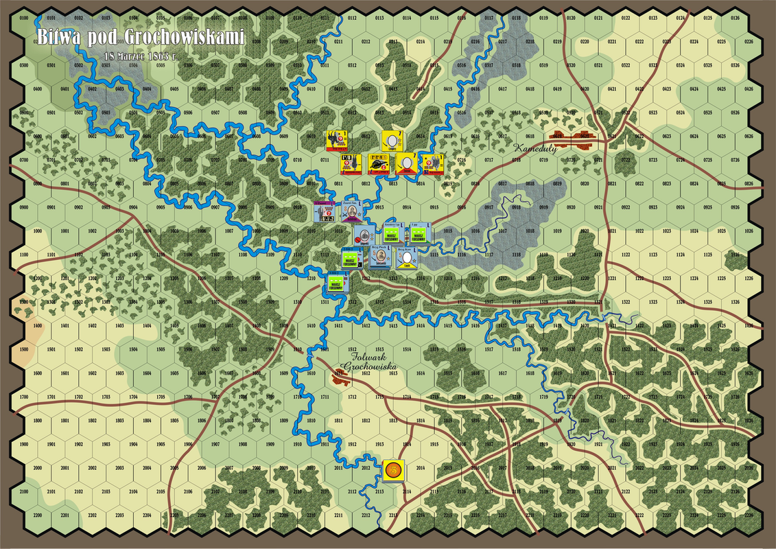 Powstanie Styczniowe 1863Map