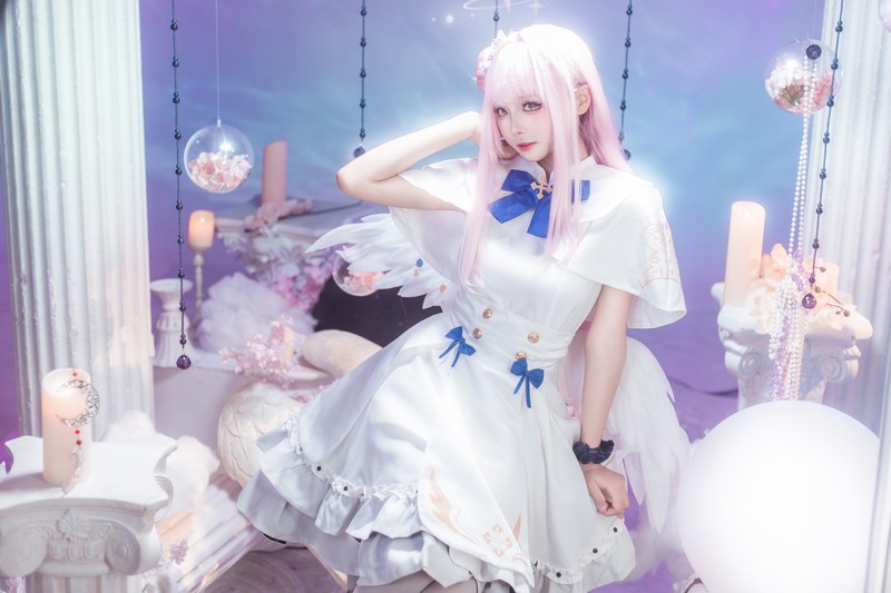 艾西Aiwest 碧蓝档案圣园未花Cosplay写真图集 高清美图合集 40P (415.8M)插图2