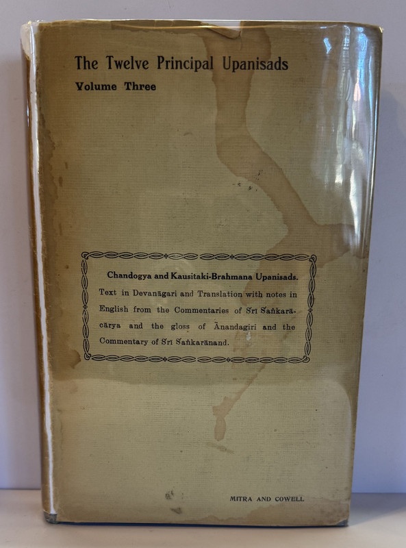 The Twelve Upanisads. Volume III