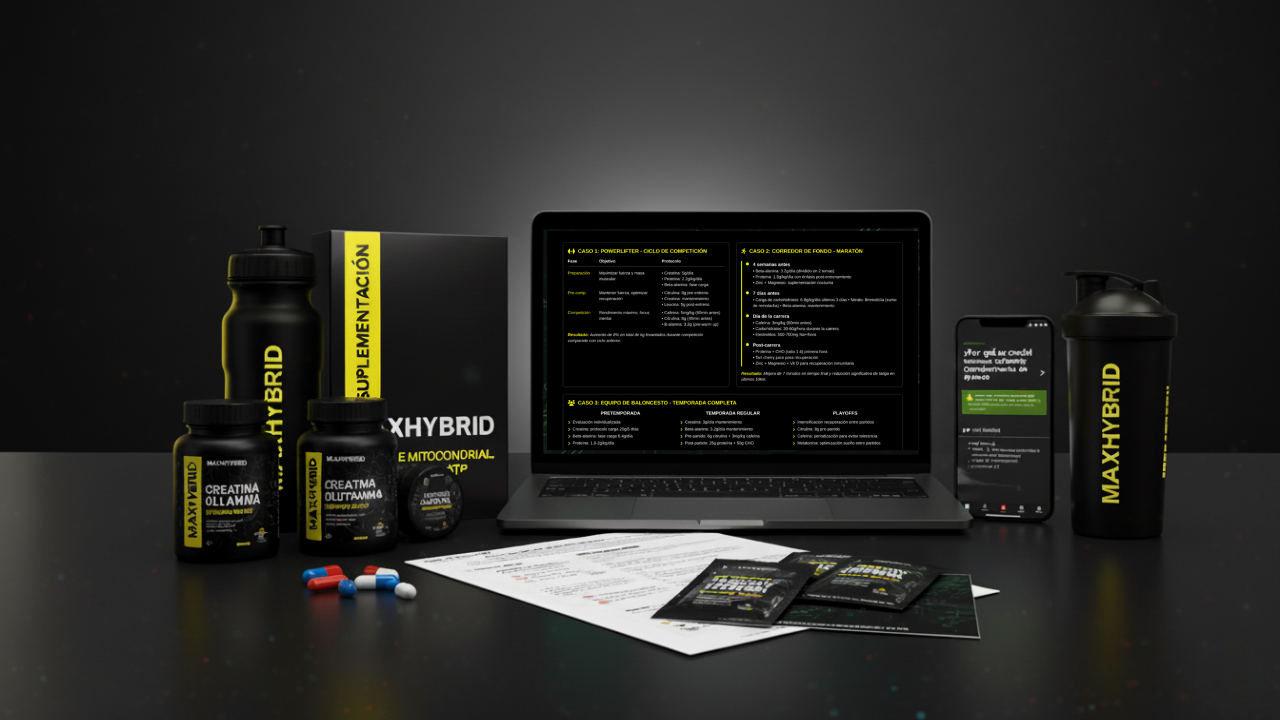 Contenido de la Biblioteca de Suplementación MAXHYBRID