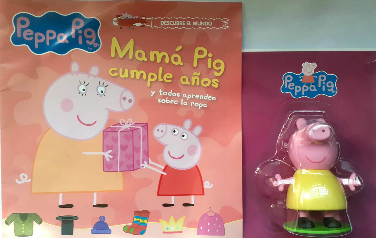 MAMA PIG CUMPLE AÑOS+ MUÑECO
