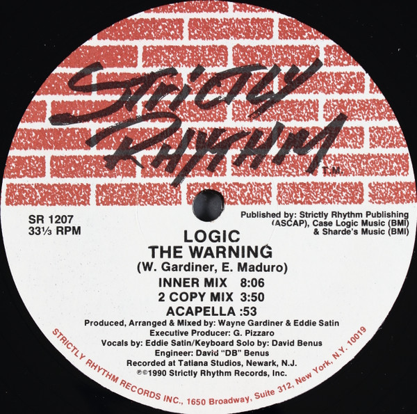 03/11/2023 - Logic – The Warning  The Final Frontier (Vinil, 12, 33 ⅓ RPM)(Strictly Rhythm – SR 1207)  1990 R-33749-1566335710-2387