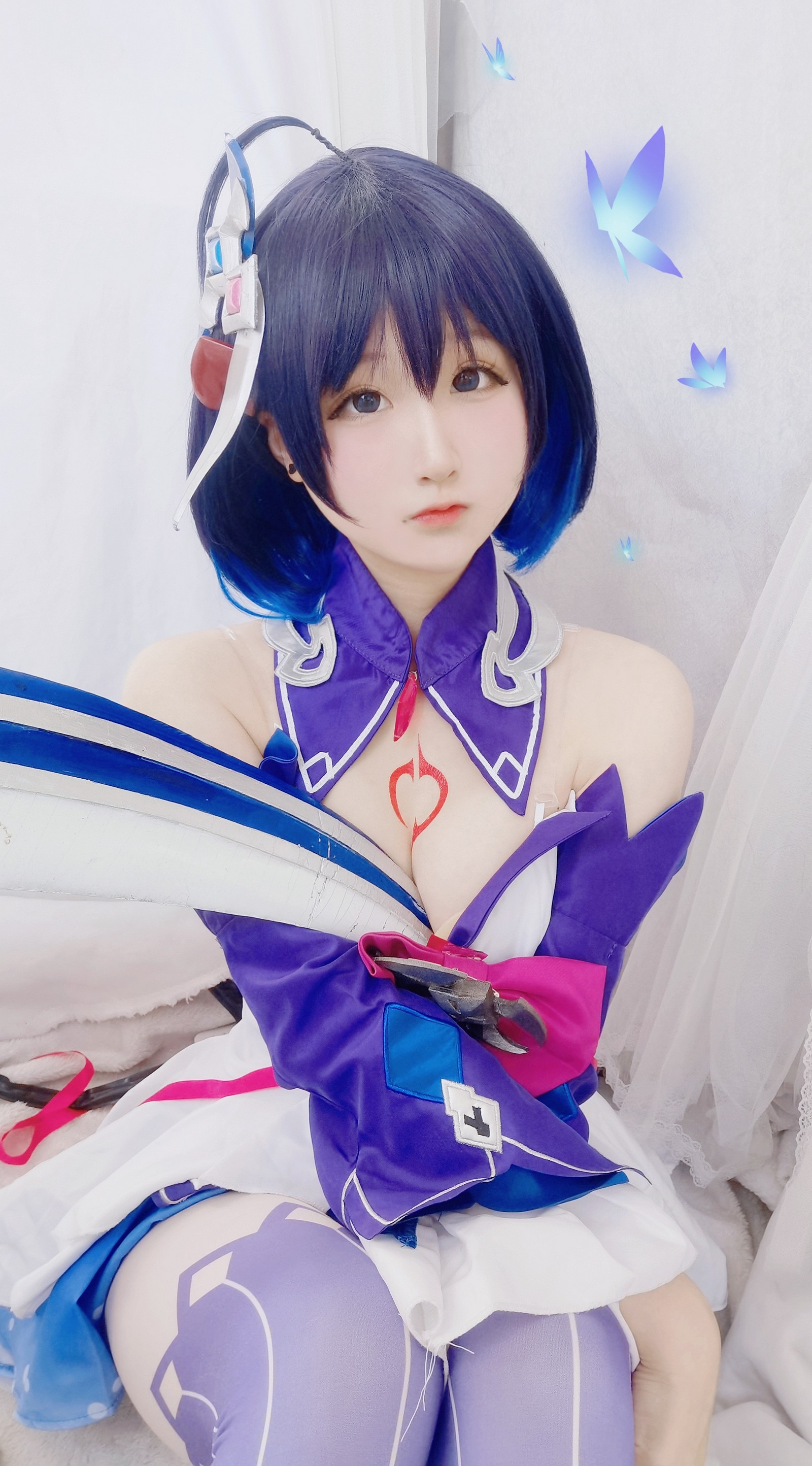 Seele麦麦希儿幻海梦蝶写真集｜梦幻蓝色系高清图集（168P-229.3M）插图3
