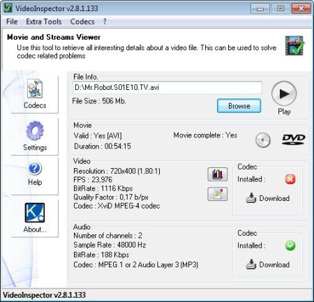 VideoInspector 2.15.8.152
