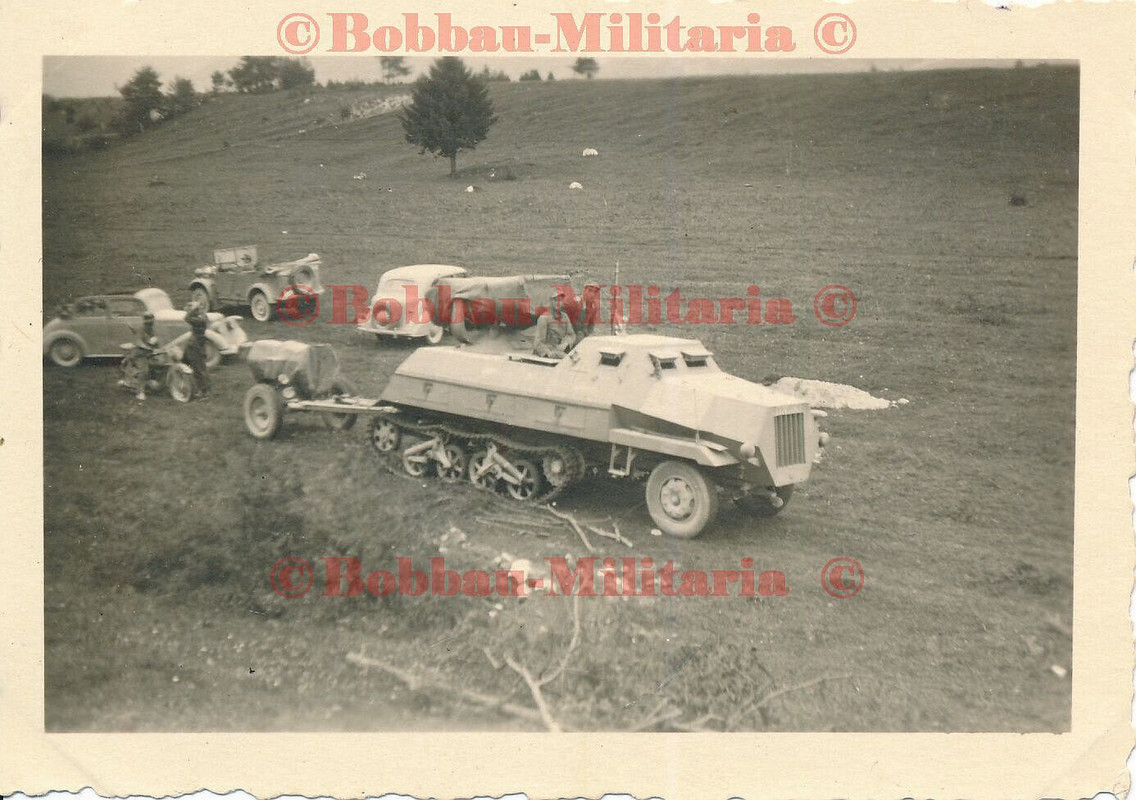 Gebirgsjäger 1944 Villach Grenze Italien Halbkette SdKfz Umbau Nebelwerfer1