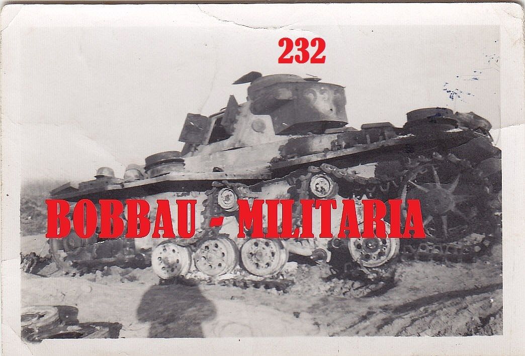 zerstörter Panzerkampfwagen III mit Turmnummer c