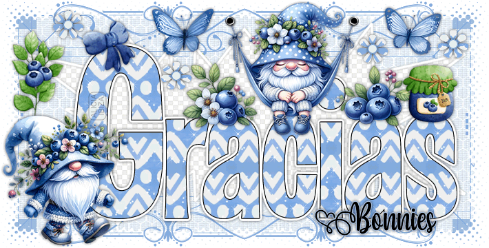 Gracias Gnome Blueberry bonnies