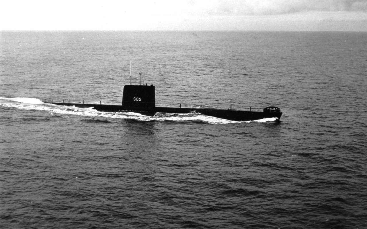 HMS Finwhale в Лох-Фойле, ноябрь 1962-1